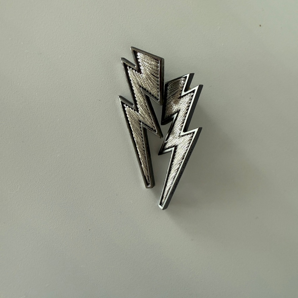 Mignonne Gavigan Lightning Bolt Earrings, Silver